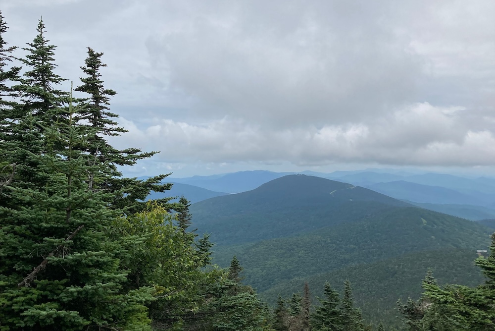killington green mountains in summer